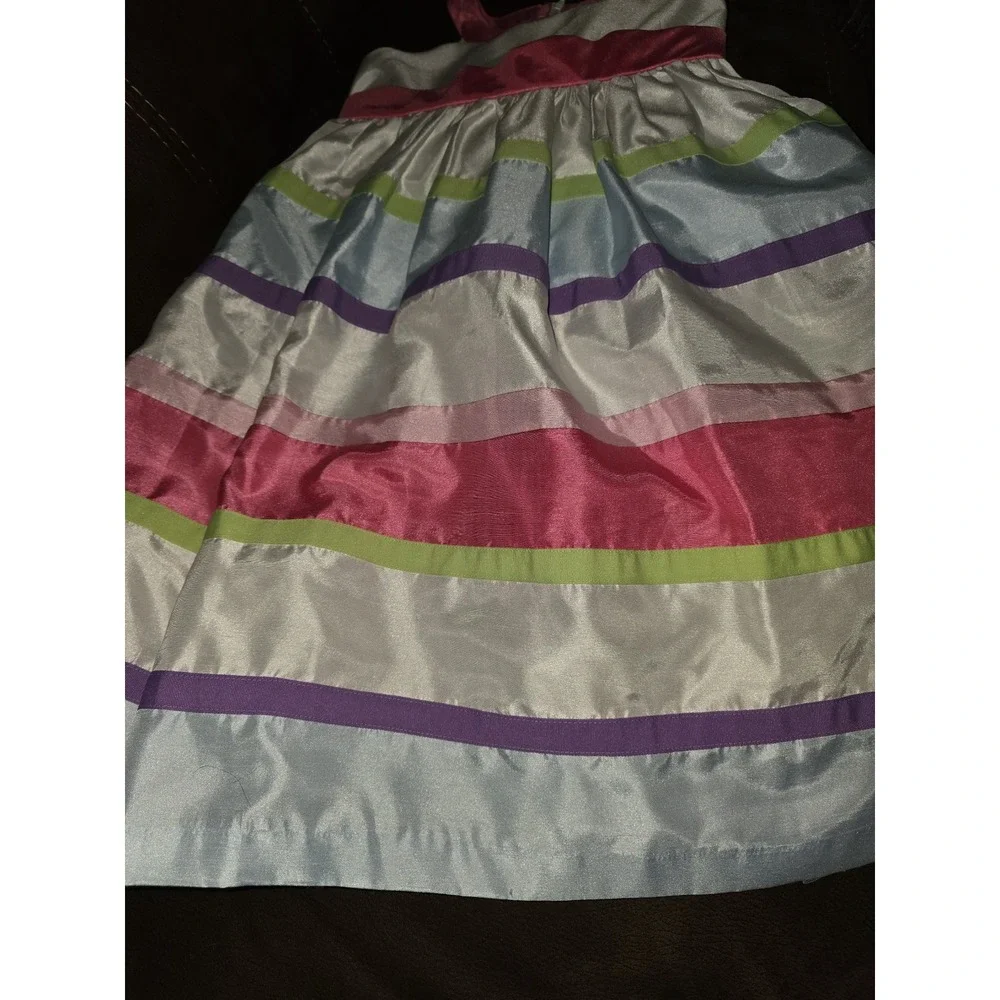Gymboree spring celebrations easter striped dress‎ size 9